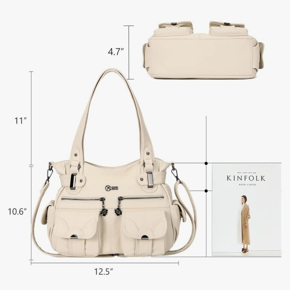 Large shoulder bag - practical and stylish - Picture 3 of 8